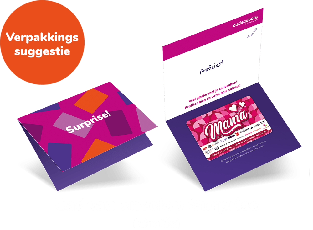Cadeau envelop surprise